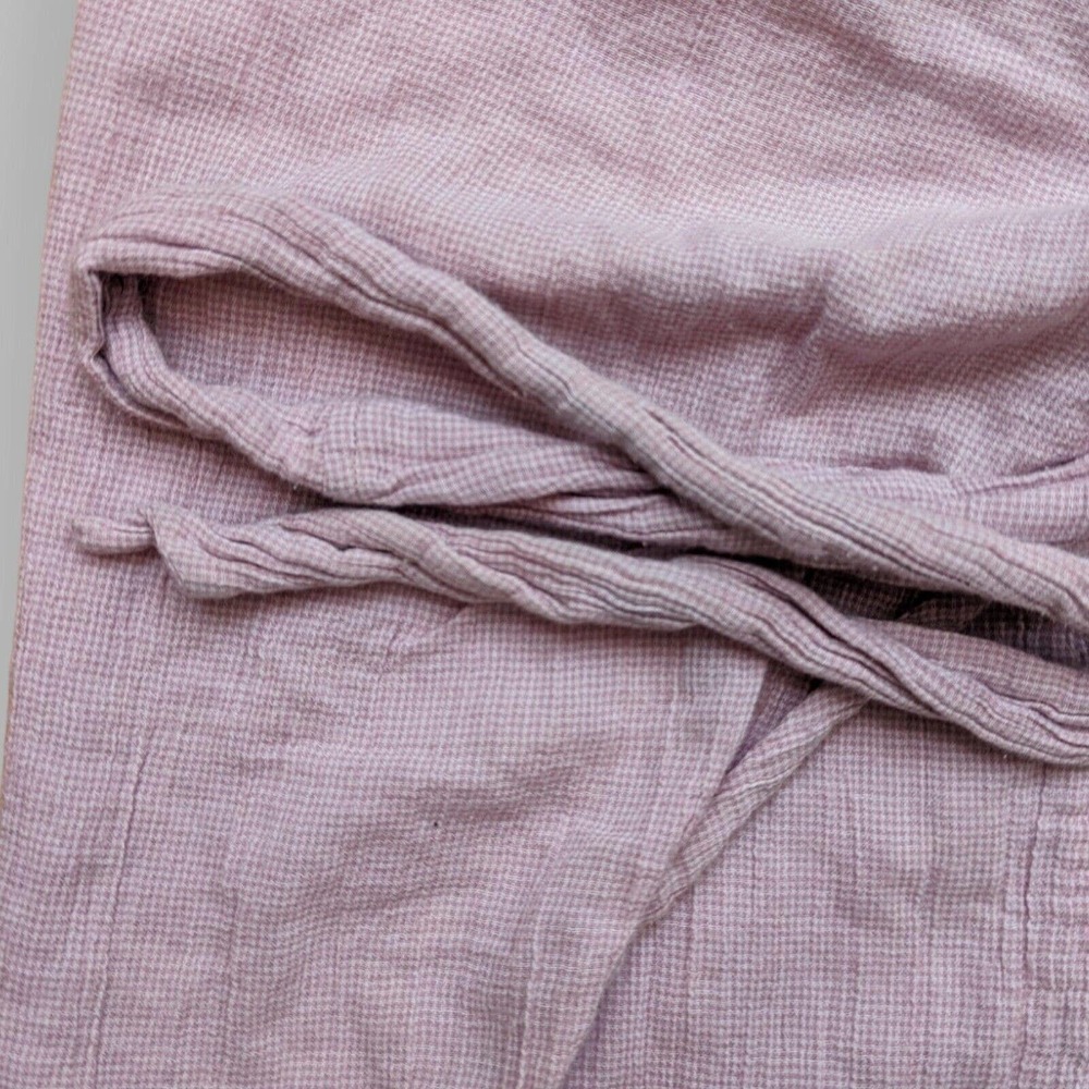Hatch Maternity The Wraparound Jumpsuit Size XS 0 Pink Gingham Comfy - Picture 5 of 5